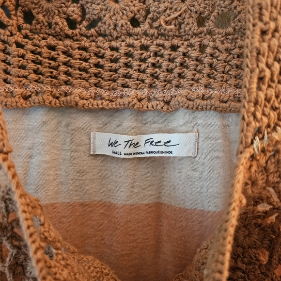 Free People We the Free Sayulita Combo Striped Boho Crochet Cottagecore … - Picture 7 of 15